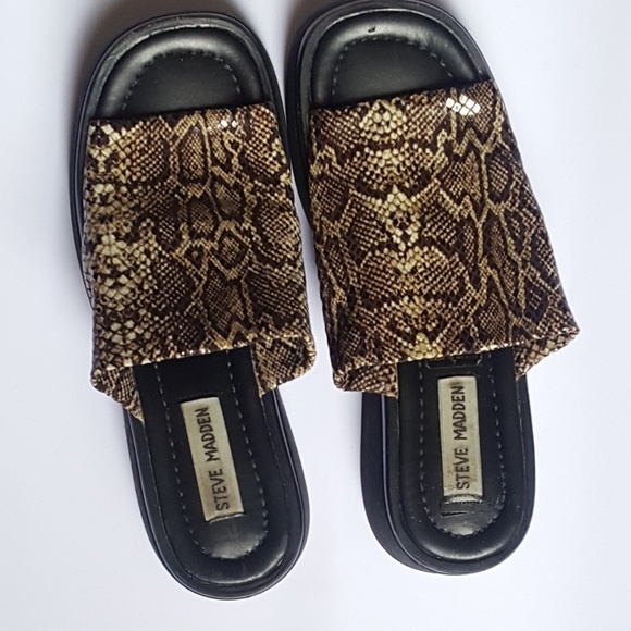 steve madden snake slides